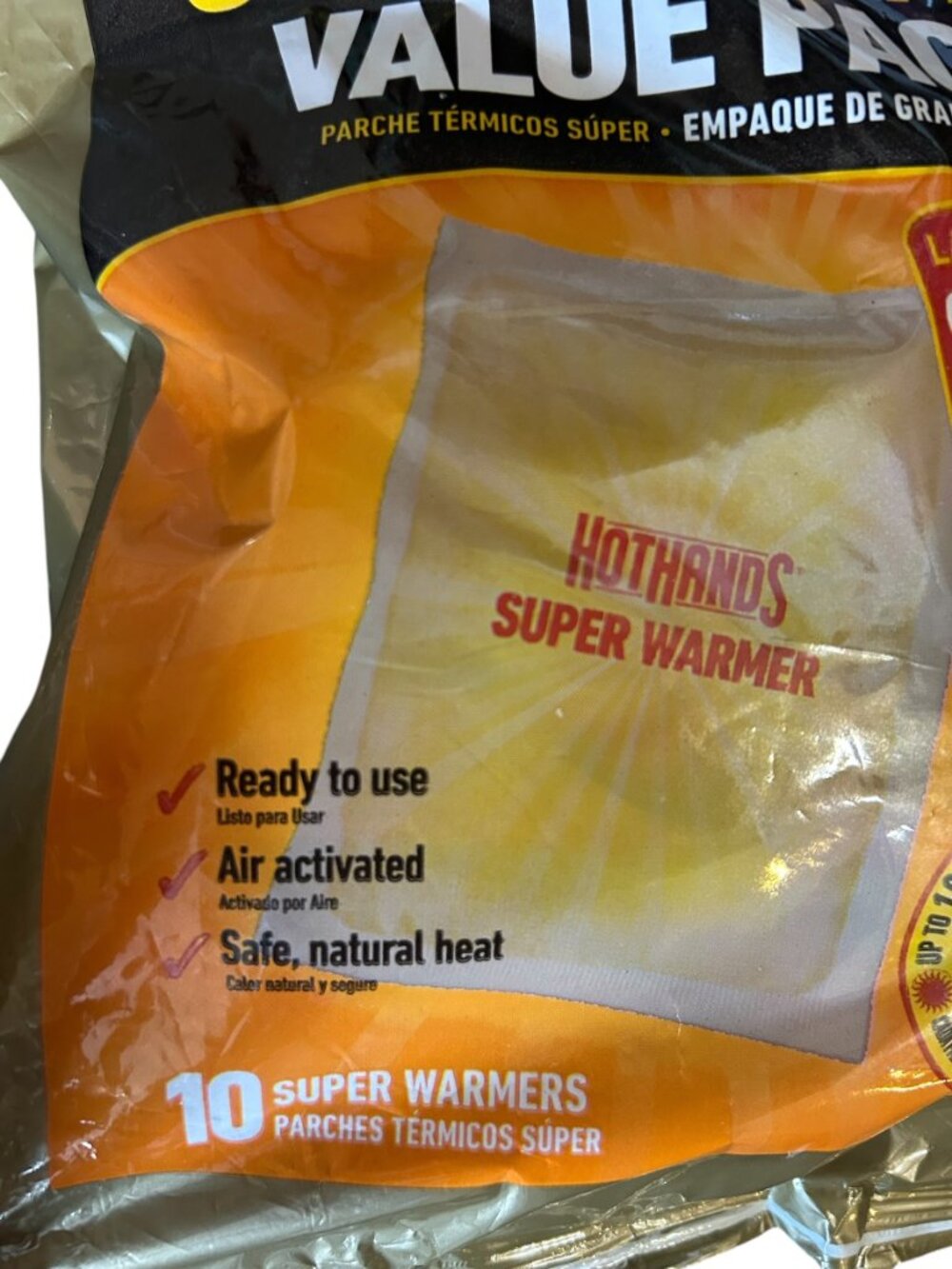 HotHands Super Warmer Value Pack 10 Air Activated Hand Warmers NWT - Picture 3 of 4